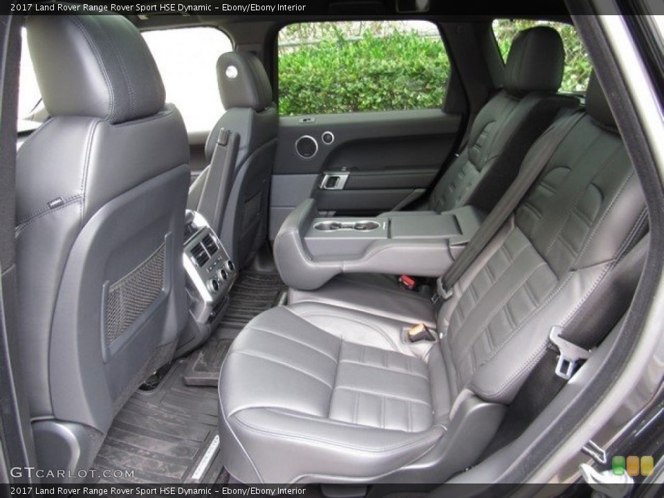 Ebony/Ebony Interior Rear Seat for the 2017 Land Rover Range Rover Sport HSE Dynamic #120237147