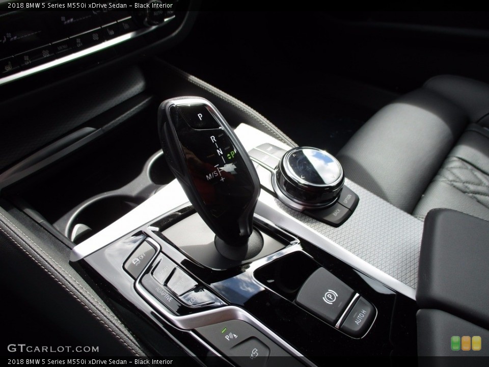 Black Interior Transmission for the 2018 BMW 5 Series M550i xDrive Sedan #120242760
