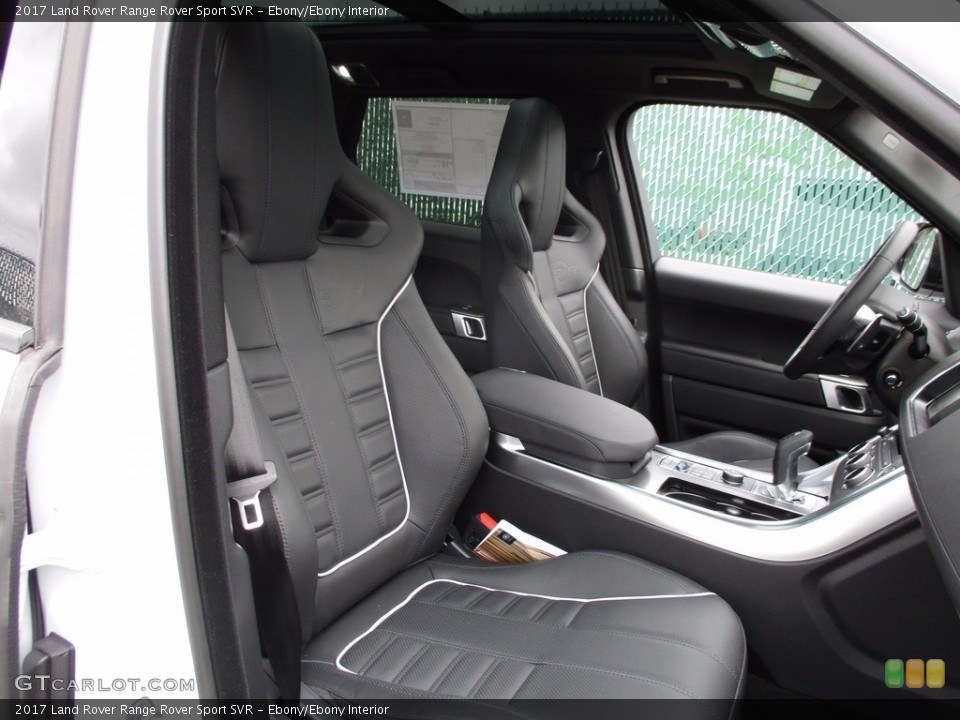 Ebony/Ebony Interior Photo for the 2017 Land Rover Range Rover Sport SVR #120243216