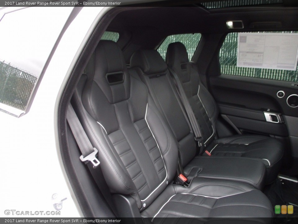 Ebony/Ebony Interior Rear Seat for the 2017 Land Rover Range Rover Sport SVR #120243237
