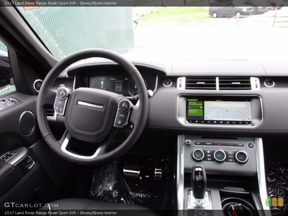 Ebony/Ebony Interior Dashboard for the 2017 Land Rover Range Rover Sport SVR #120243267