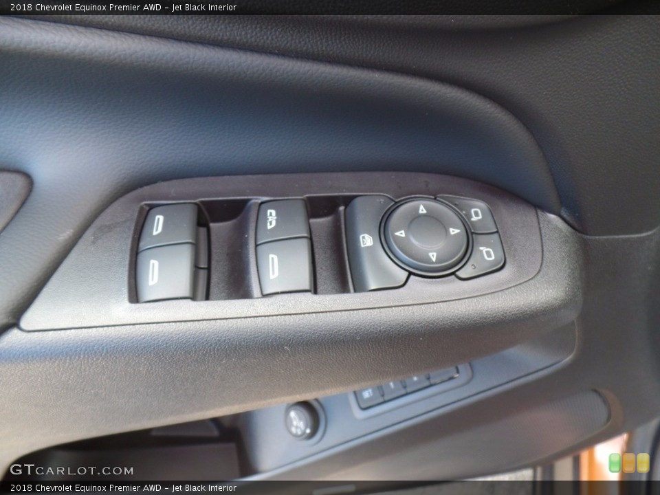 Jet Black Interior Controls for the 2018 Chevrolet Equinox Premier AWD #120245985