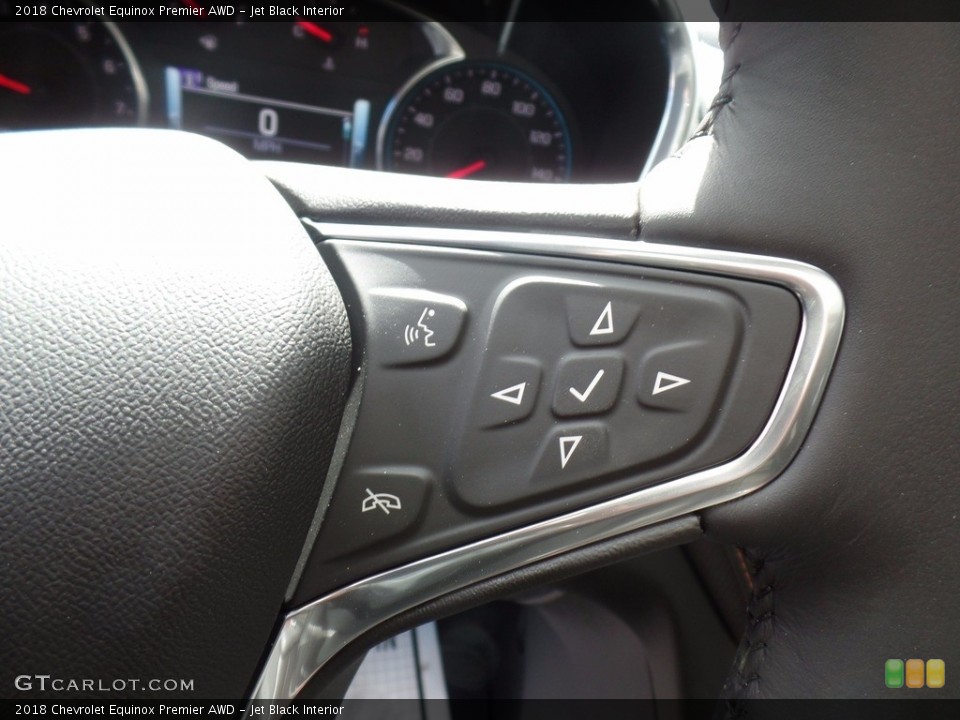 Jet Black Interior Controls for the 2018 Chevrolet Equinox Premier AWD #120246204