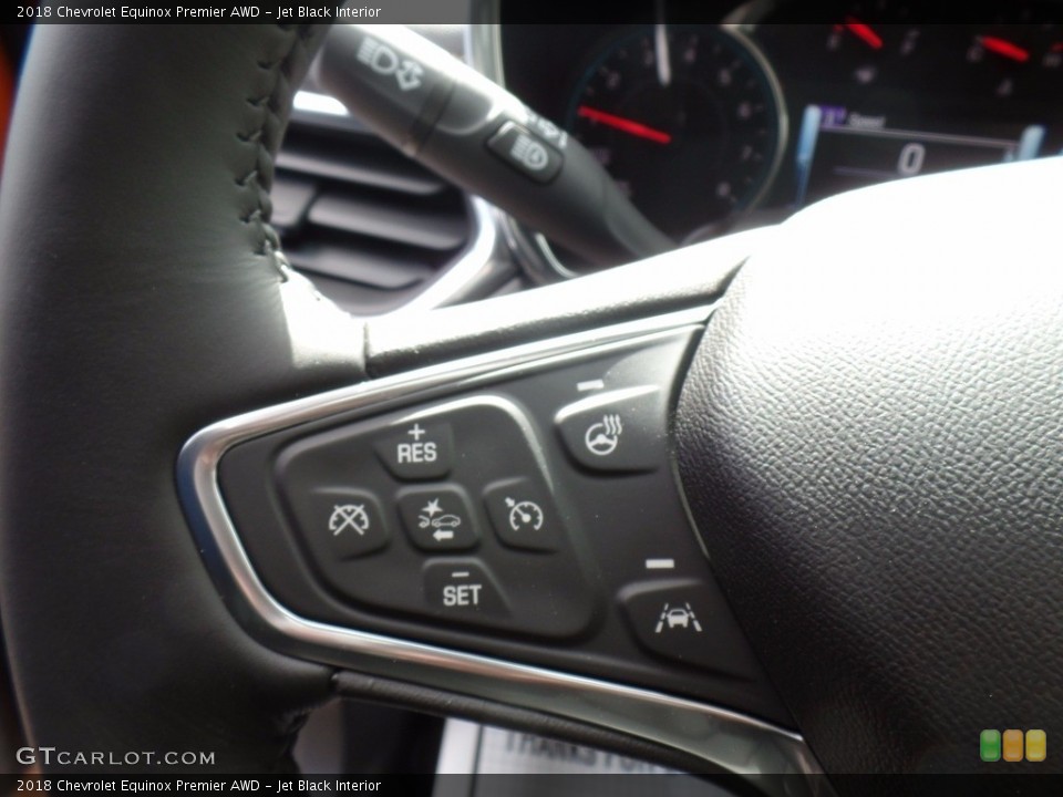 Jet Black Interior Controls for the 2018 Chevrolet Equinox Premier AWD #120246231