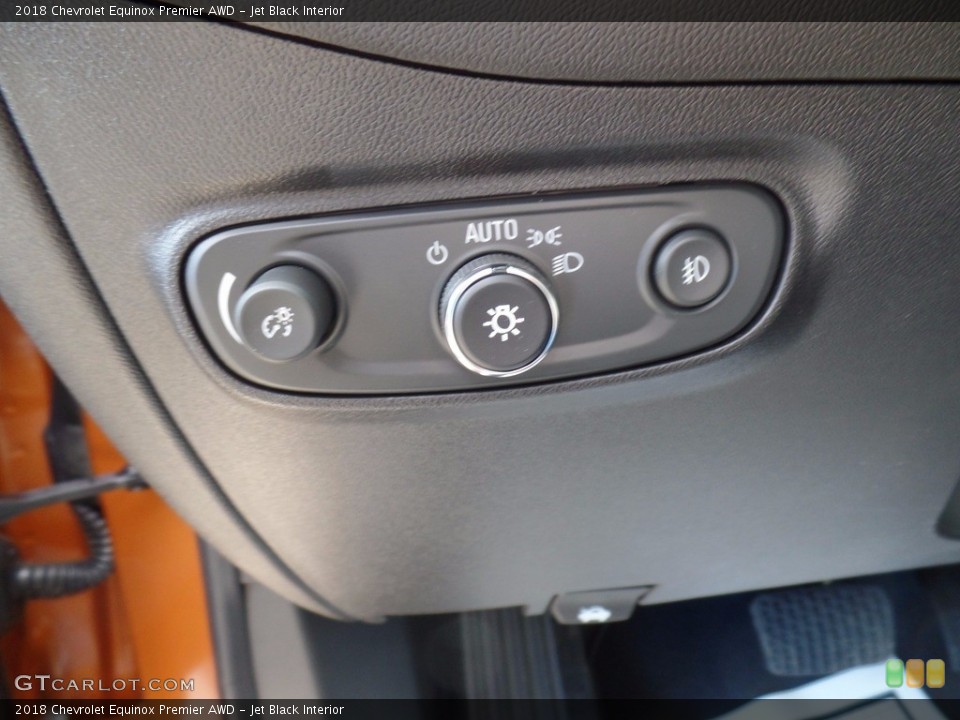 Jet Black Interior Controls for the 2018 Chevrolet Equinox Premier AWD #120246252