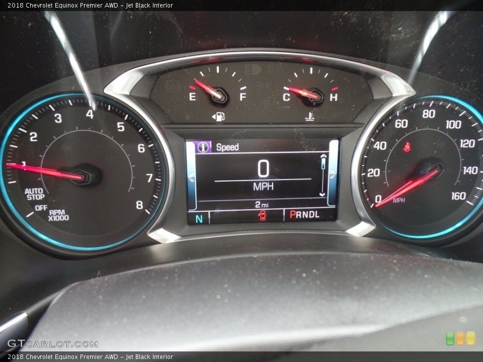 Jet Black Interior Gauges for the 2018 Chevrolet Equinox Premier AWD #120246282