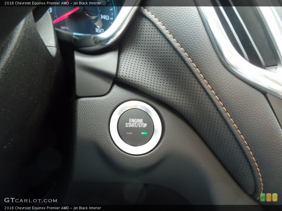 Jet Black Interior Controls for the 2018 Chevrolet Equinox Premier AWD #120246306