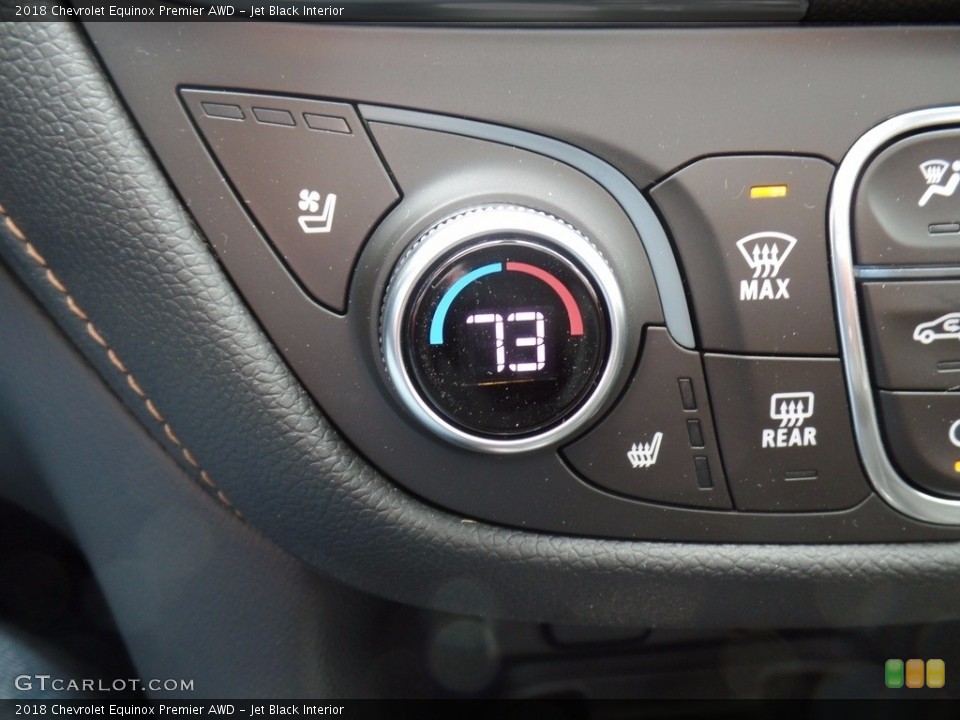 Jet Black Interior Controls for the 2018 Chevrolet Equinox Premier AWD #120246537