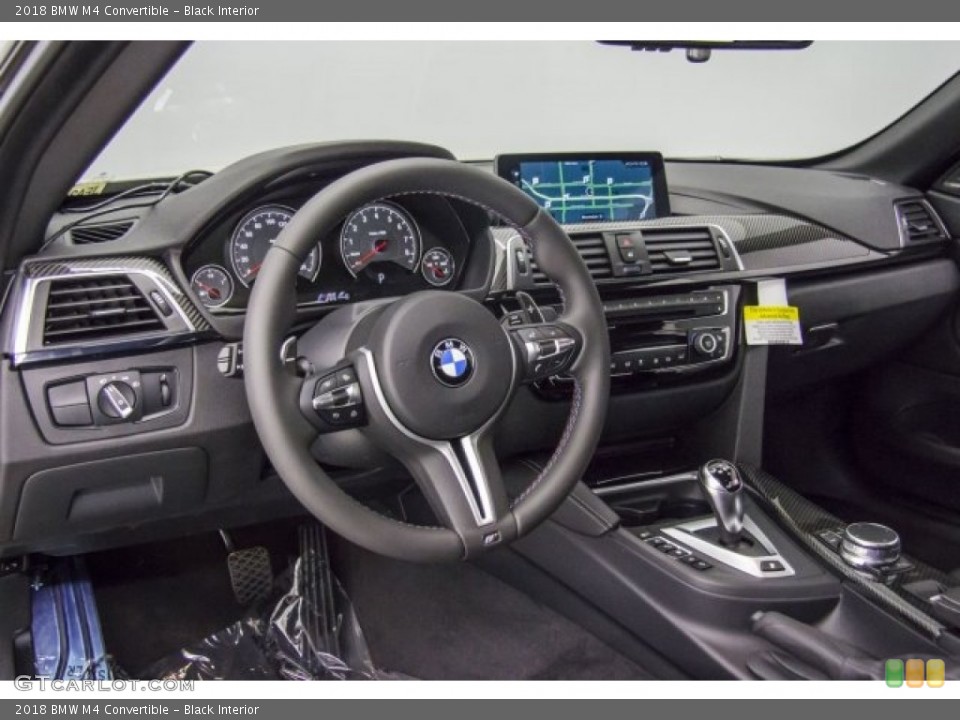 Black Interior Dashboard for the 2018 BMW M4 Convertible #120246927