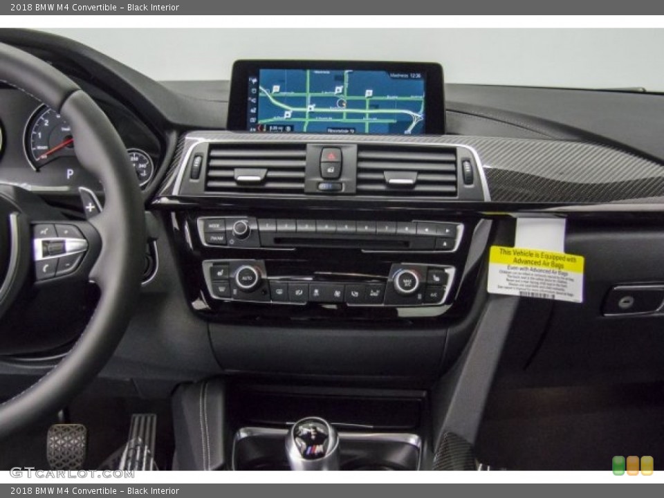 Black Interior Controls for the 2018 BMW M4 Convertible #120246948
