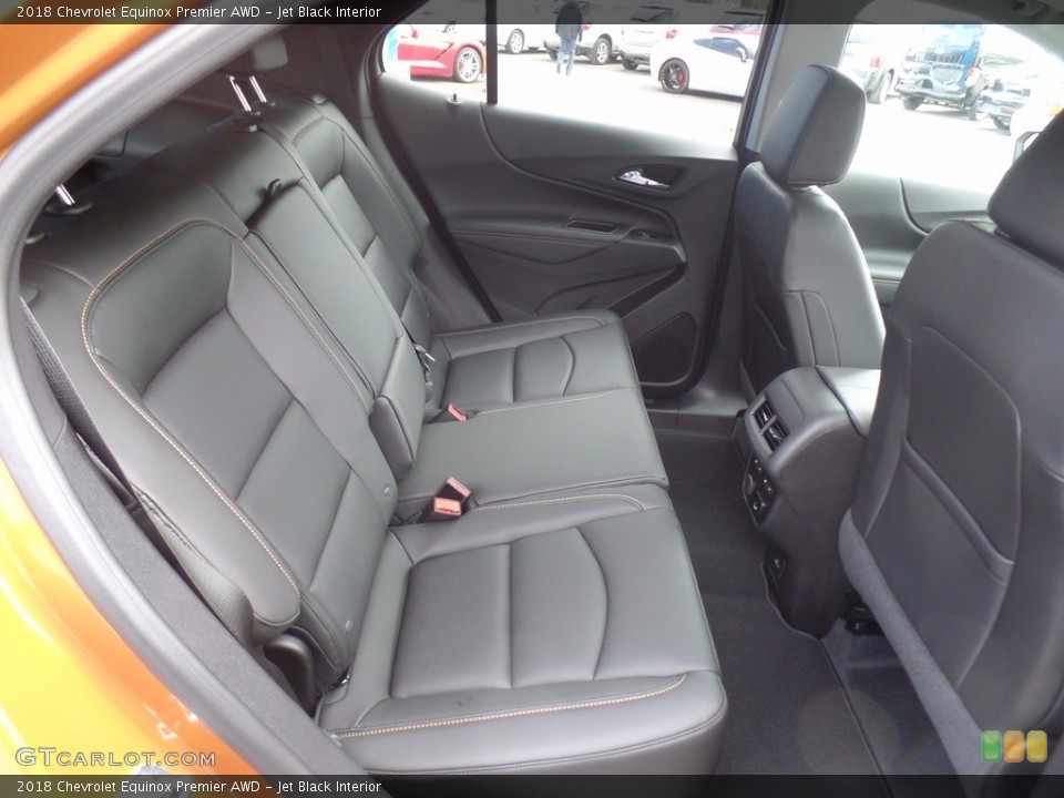 Jet Black Interior Rear Seat for the 2018 Chevrolet Equinox Premier AWD #120247074