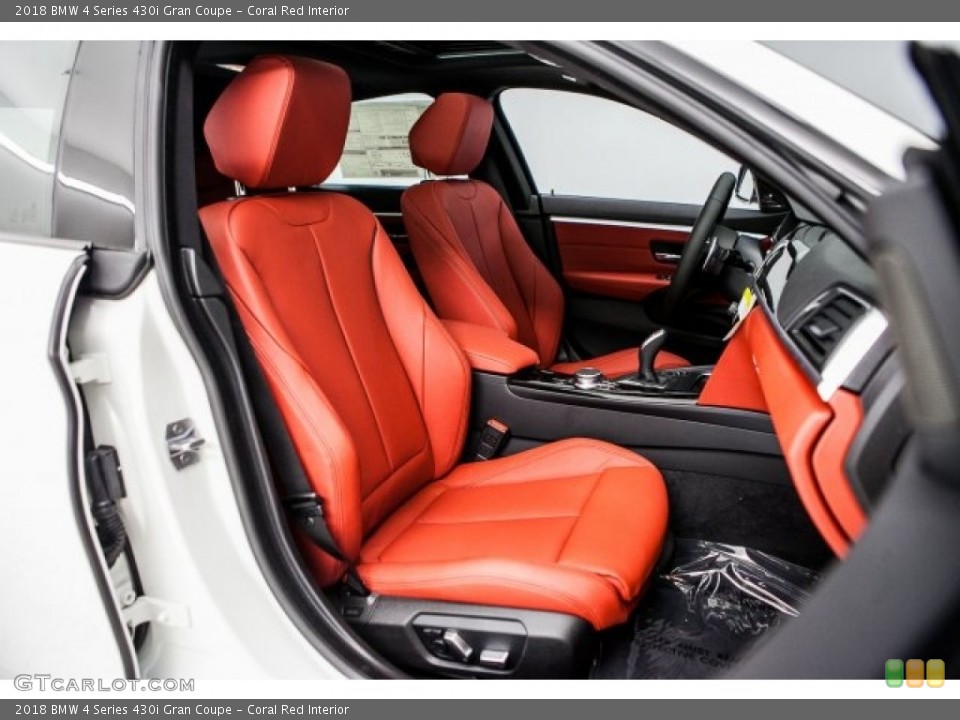 Coral Red Interior Photo for the 2018 BMW 4 Series 430i Gran Coupe #120247338