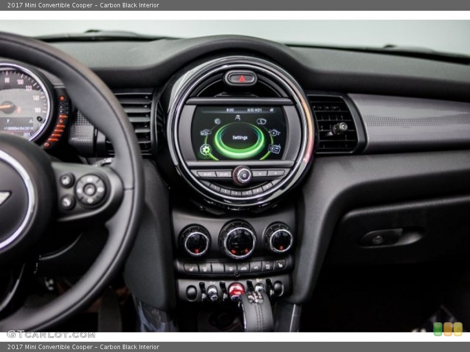 Carbon Black Interior Dashboard for the 2017 Mini Convertible Cooper #120250608