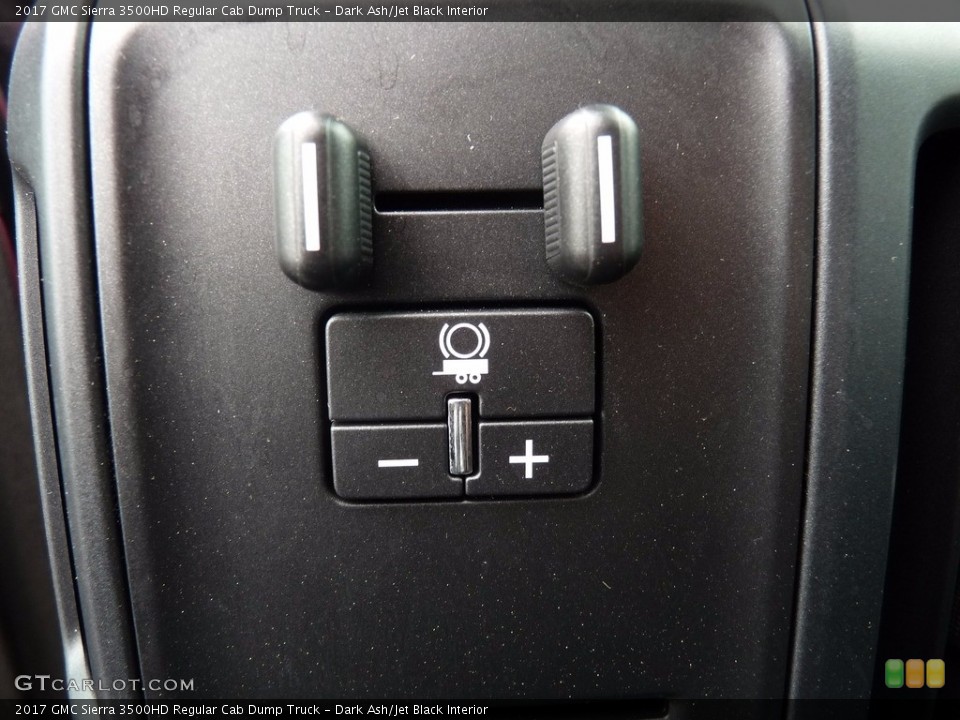 Dark Ash/Jet Black Interior Controls for the 2017 GMC Sierra 3500HD Regular Cab Dump Truck #120255450