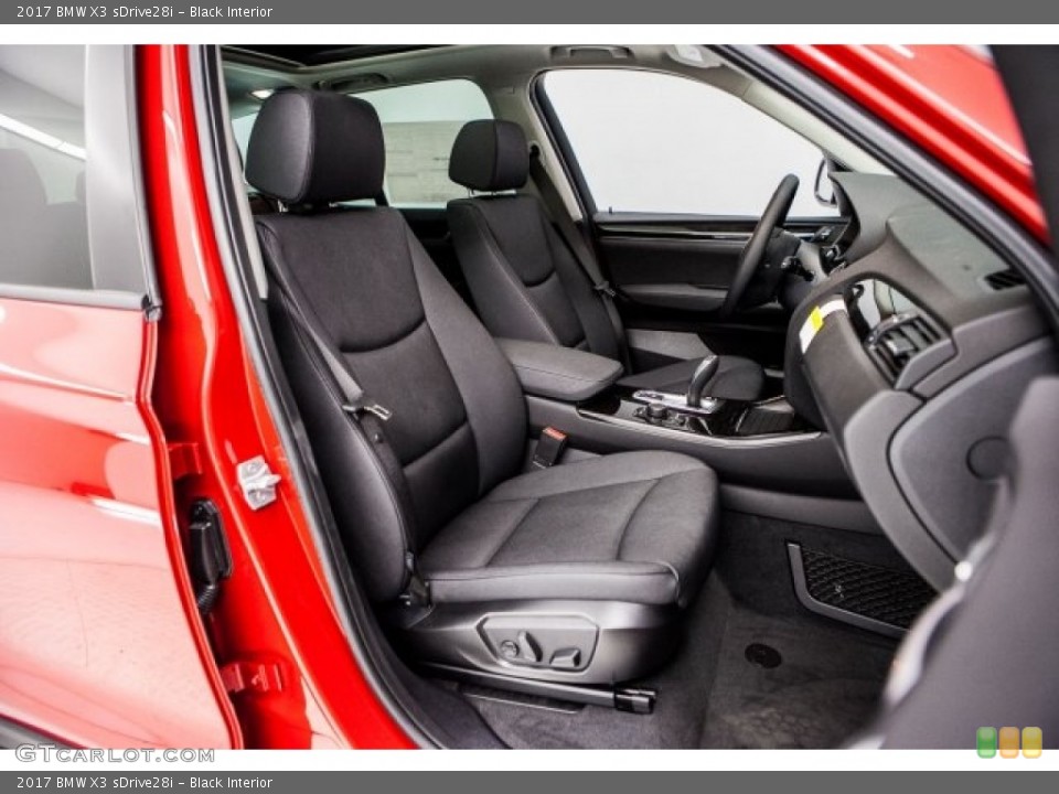 Black Interior Photo for the 2017 BMW X3 sDrive28i #120256077