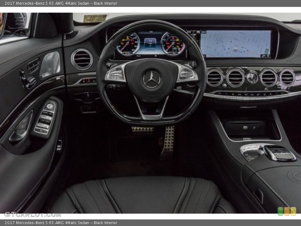 Black Interior Dashboard for the 2017 Mercedes-Benz S 63 AMG 4Matic Sedan #120268788