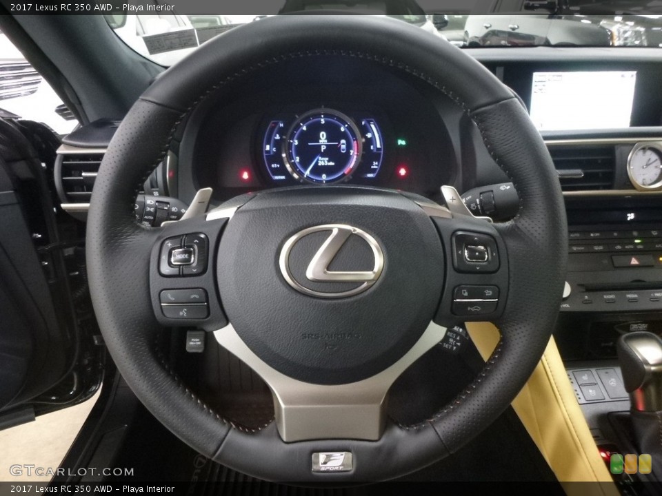 Playa Interior Steering Wheel for the 2017 Lexus RC 350 AWD #120274917