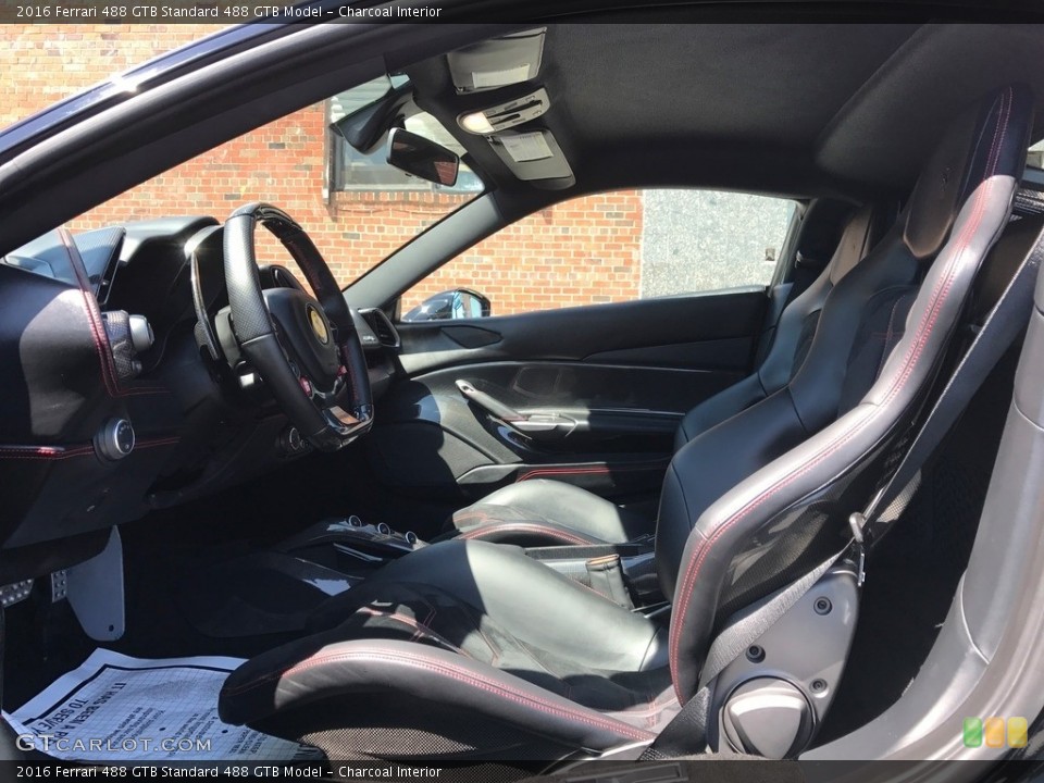 Charcoal Interior Photo for the 2016 Ferrari 488 GTB  #120276330