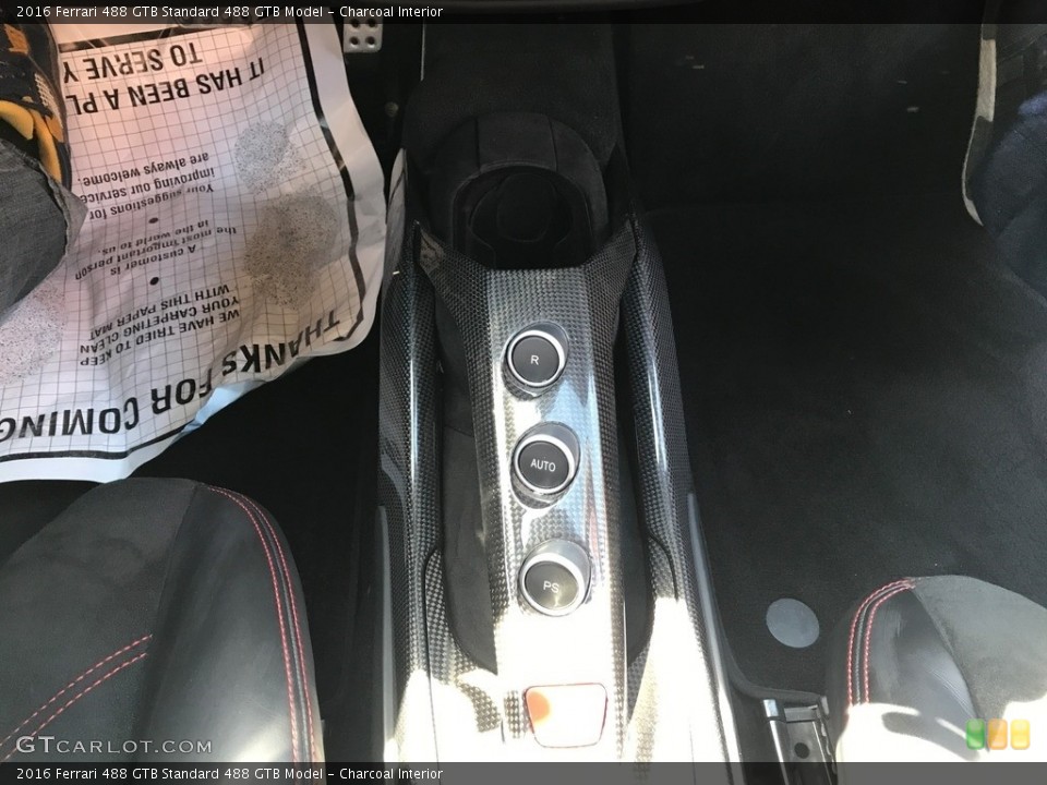 Charcoal Interior Controls for the 2016 Ferrari 488 GTB  #120276501