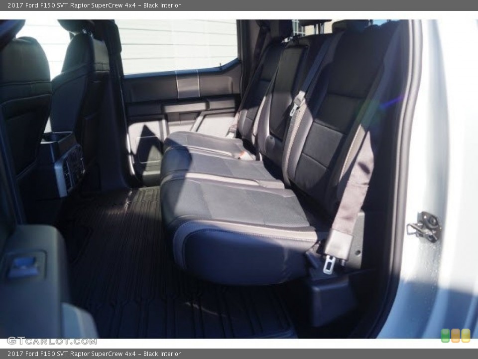 Black Interior Rear Seat for the 2017 Ford F150 SVT Raptor SuperCrew 4x4 #120288278