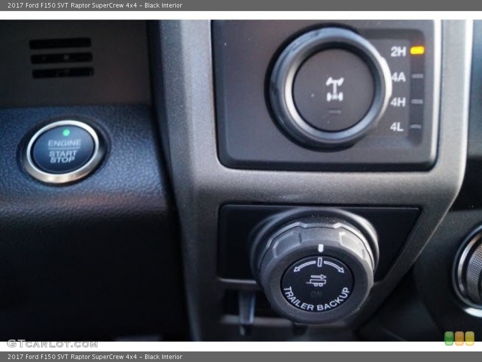 Black Interior Controls for the 2017 Ford F150 SVT Raptor SuperCrew 4x4 #120288485