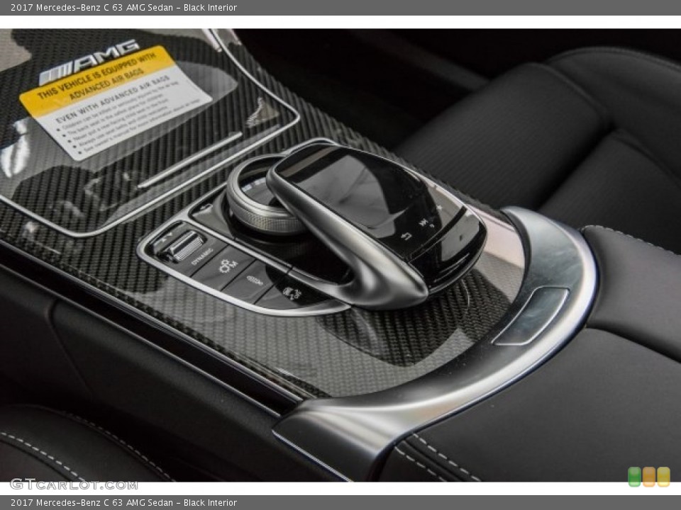 Black Interior Controls for the 2017 Mercedes-Benz C 63 AMG Sedan #120293732
