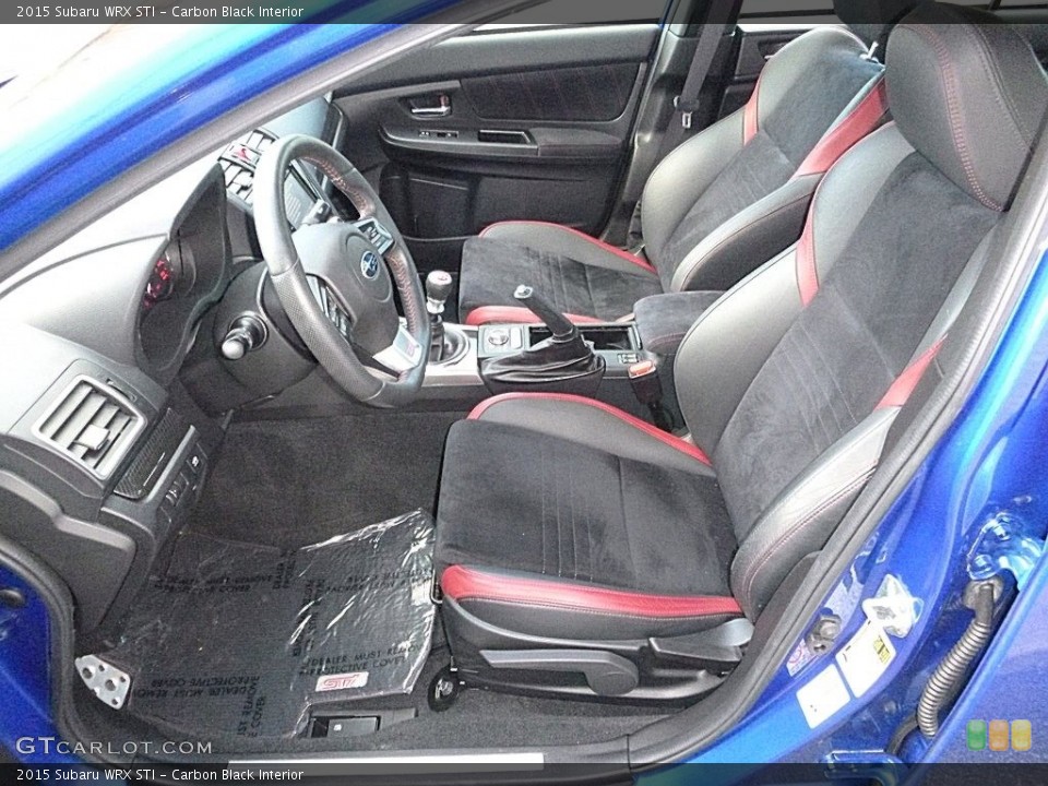 Carbon Black Interior Front Seat for the 2015 Subaru WRX STI #120297026