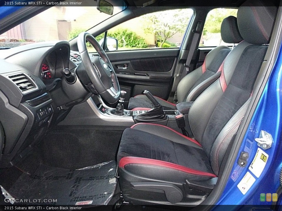 Carbon Black Interior Front Seat for the 2015 Subaru WRX STI #120297075