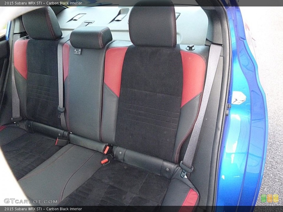 Carbon Black Interior Rear Seat for the 2015 Subaru WRX STI #120297122