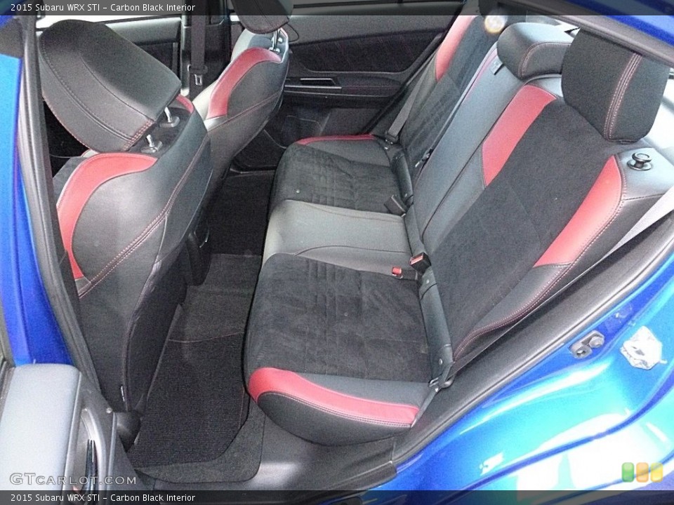 Carbon Black Interior Rear Seat for the 2015 Subaru WRX STI #120297149