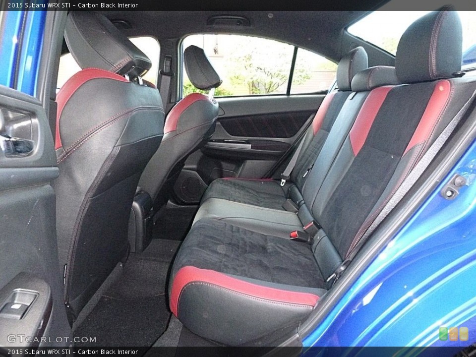 Carbon Black Interior Rear Seat for the 2015 Subaru WRX STI #120297173
