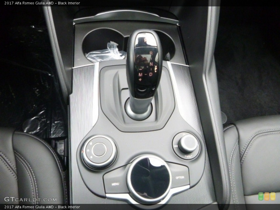 Black Interior Transmission for the 2017 Alfa Romeo Giulia AWD #120297275