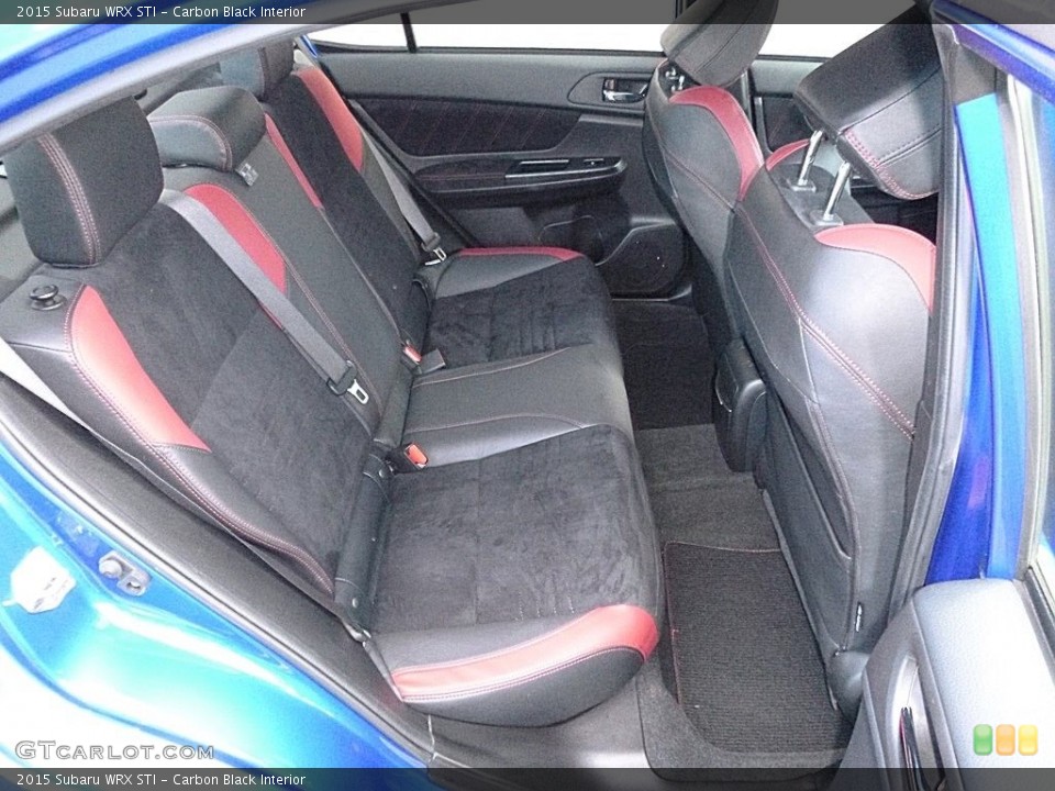 Carbon Black Interior Rear Seat for the 2015 Subaru WRX STI #120297359