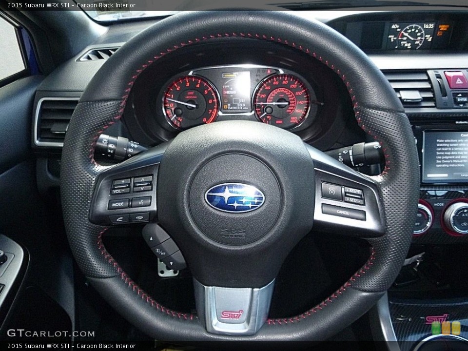 Carbon Black Interior Steering Wheel for the 2015 Subaru WRX STI #120297464