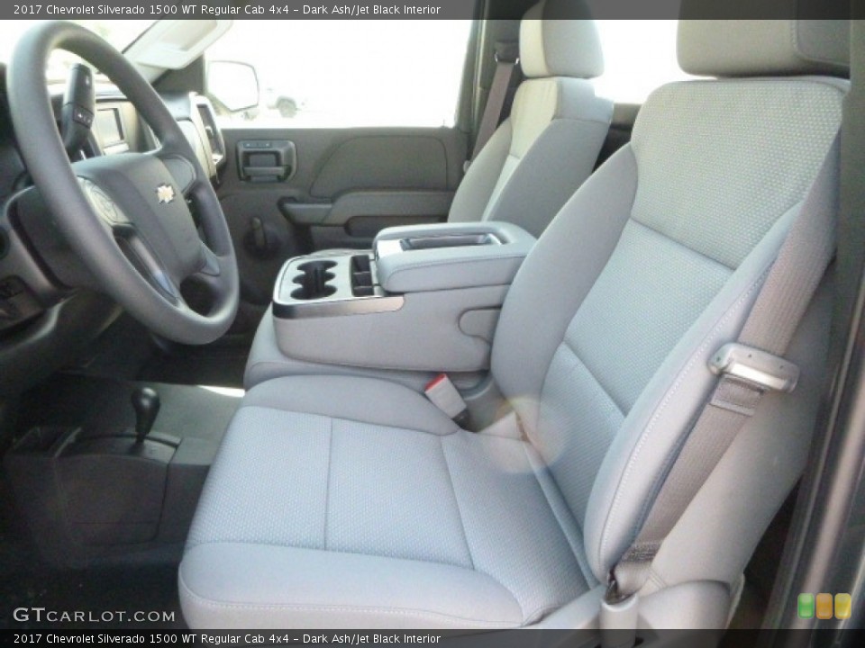 Dark Ash/Jet Black Interior Photo for the 2017 Chevrolet Silverado 1500 WT Regular Cab 4x4 #120298724