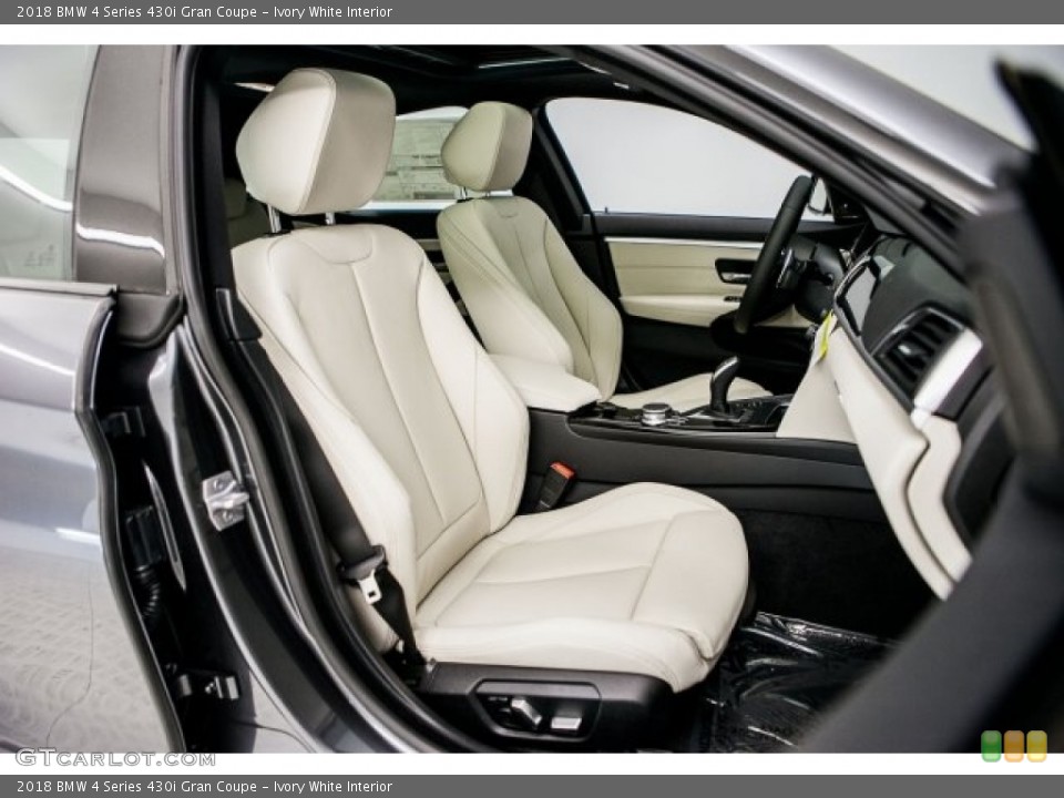 Ivory White Interior Photo for the 2018 BMW 4 Series 430i Gran Coupe #120299105