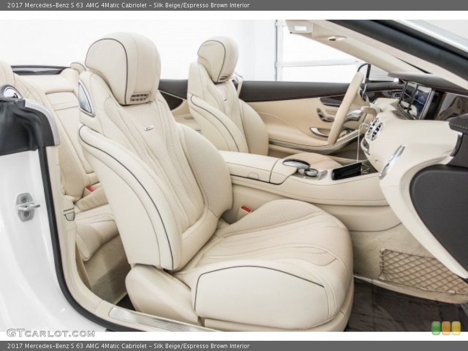 Silk Beige/Espresso Brown Interior Photo for the 2017 Mercedes-Benz S 63 AMG 4Matic Cabriolet #120308740