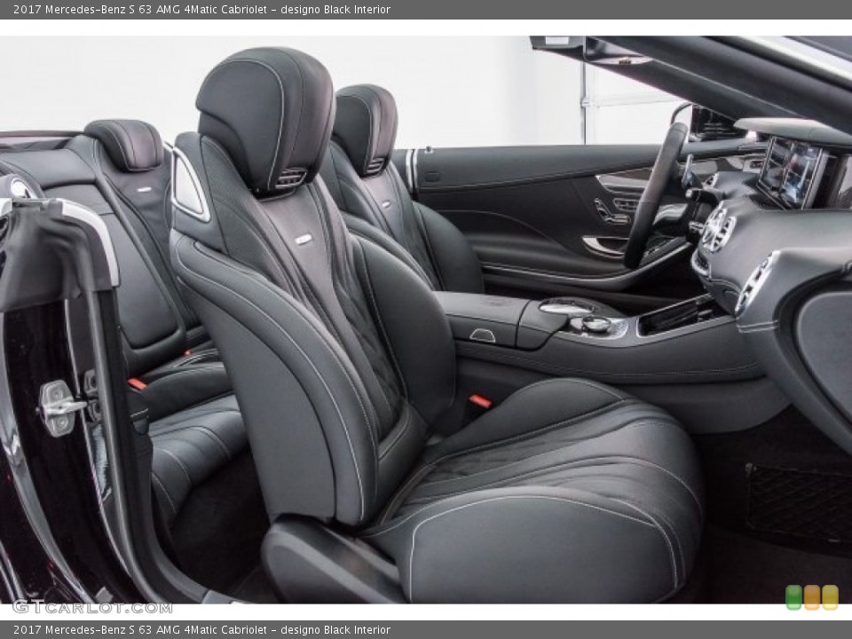 designo Black Interior Photo for the 2017 Mercedes-Benz S 63 AMG 4Matic Cabriolet #120309308