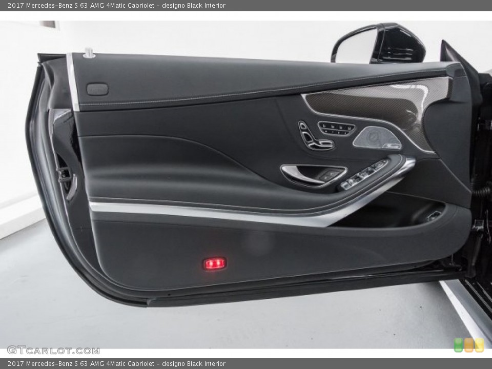 designo Black Interior Door Panel for the 2017 Mercedes-Benz S 63 AMG 4Matic Cabriolet #120309659