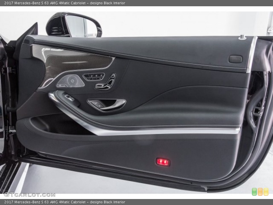designo Black Interior Door Panel for the 2017 Mercedes-Benz S 63 AMG 4Matic Cabriolet #120309761