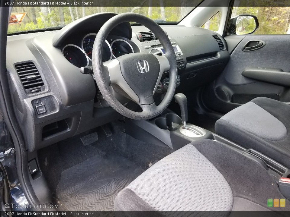 Black Interior Photo for the 2007 Honda Fit  #120309776