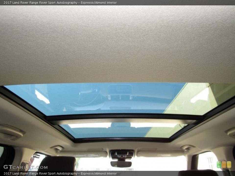 Espresso/Almond Interior Sunroof for the 2017 Land Rover Range Rover Sport Autobiography #120316049
