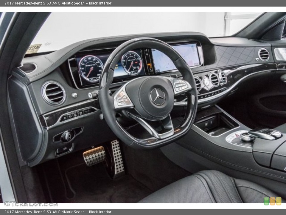 Black Interior Dashboard for the 2017 Mercedes-Benz S 63 AMG 4Matic Sedan #120316559