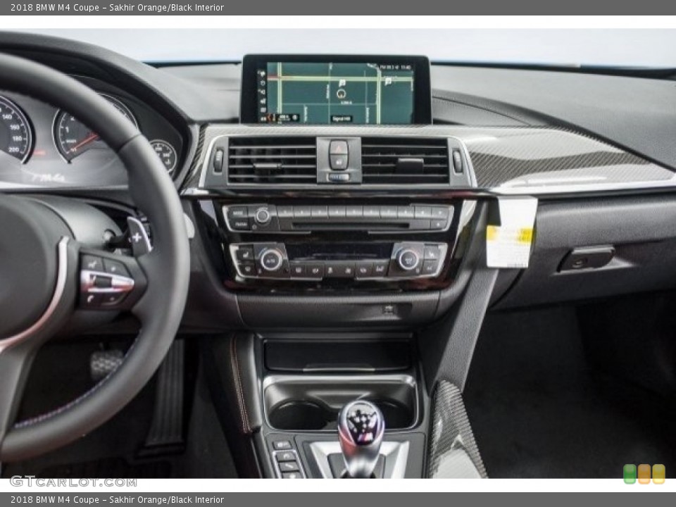 Sakhir Orange/Black Interior Controls for the 2018 BMW M4 Coupe #120317177