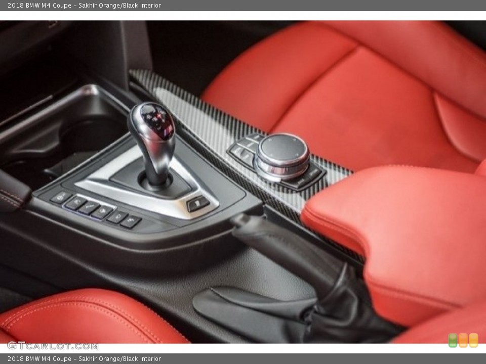 Sakhir Orange/Black Interior Transmission for the 2018 BMW M4 Coupe #120317187