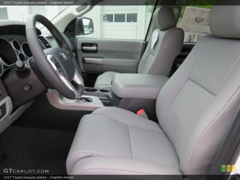 Graphite Interior Front Seat for the 2017 Toyota Sequoia Limited #120323344