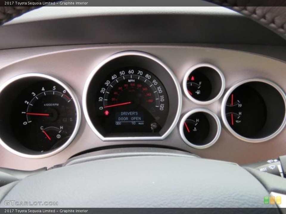 Graphite Interior Gauges for the 2017 Toyota Sequoia Limited #120323401