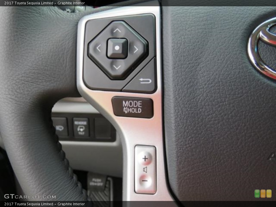 Graphite Interior Controls for the 2017 Toyota Sequoia Limited #120323483