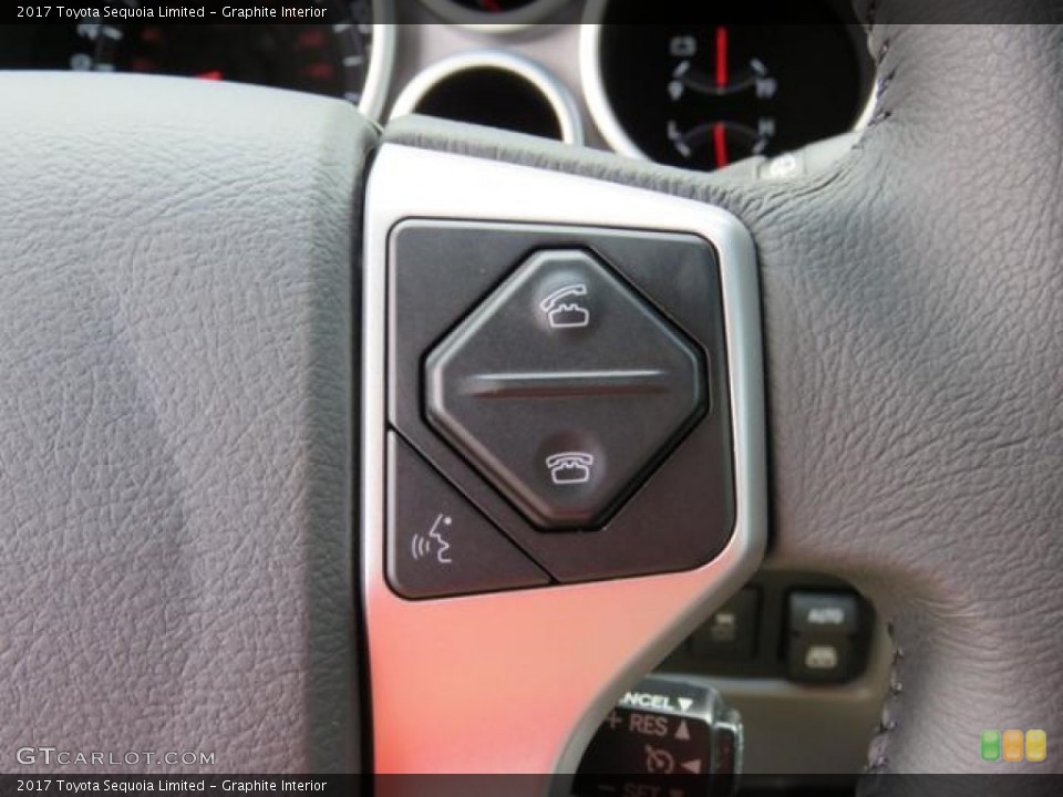 Graphite Interior Controls for the 2017 Toyota Sequoia Limited #120323498