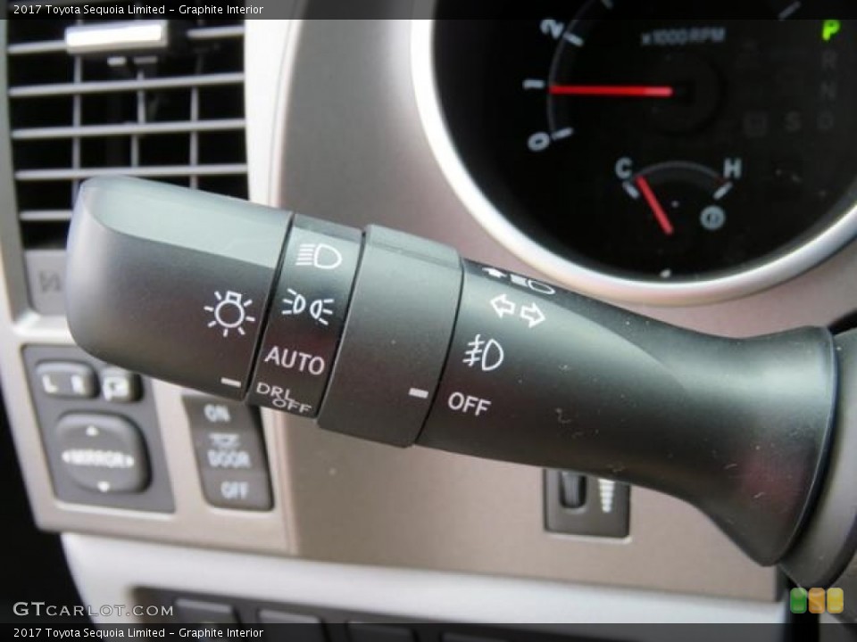 Graphite Interior Controls for the 2017 Toyota Sequoia Limited #120323513